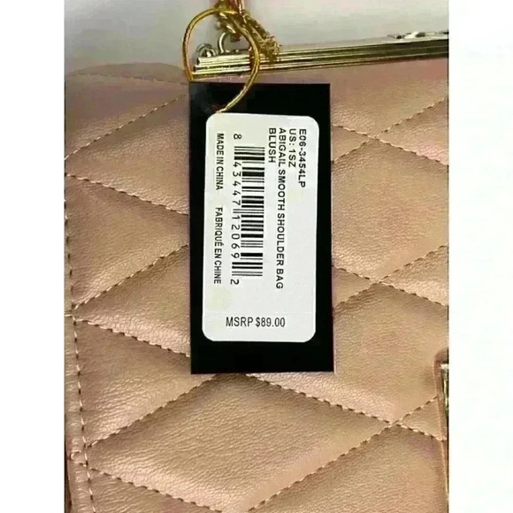 NEW! Bebe Women's Abigail Smooth Flap Shoulder Bag NWT $89 - Picture 5 of 5